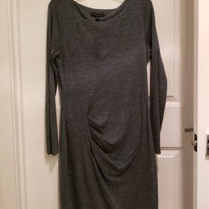 BR jersey knit long sleeve dress
